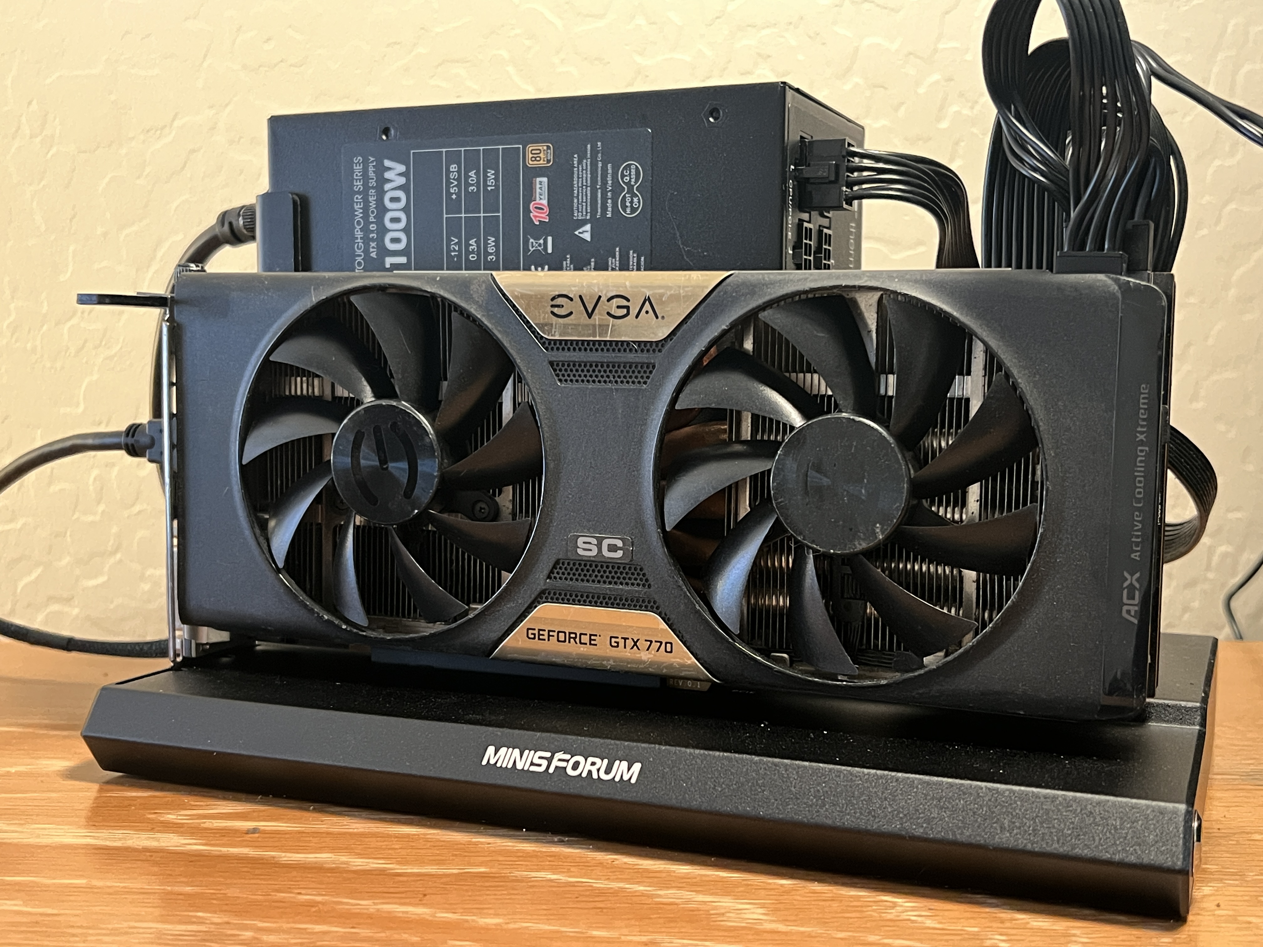 EVGA GTX 770 Dual SC w/ ACX Cooler 4 GB before cleaning